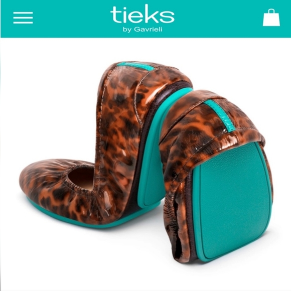 Tieks Shoes - Tieks Tortoiseshell Torties Ballet Flats size 8